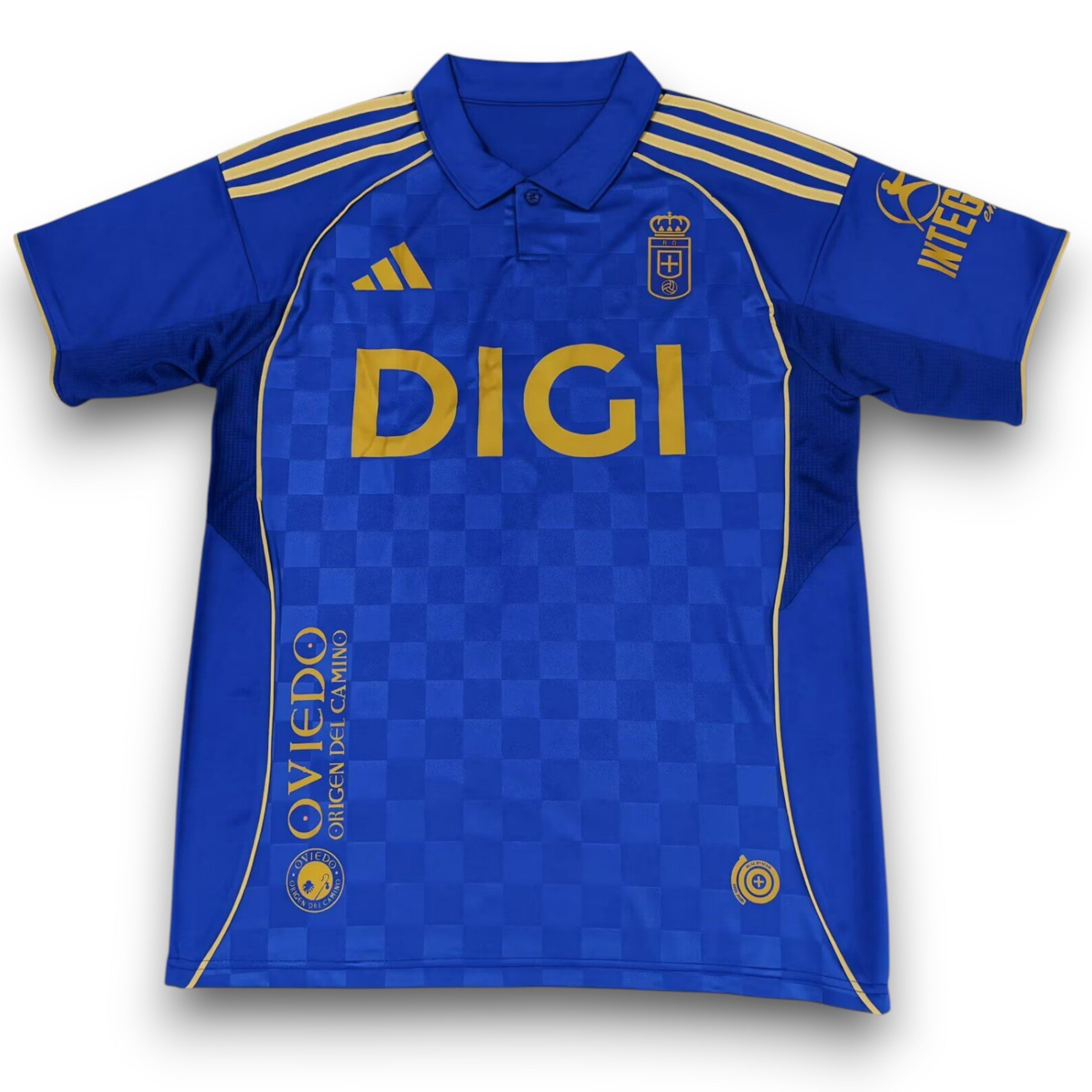 Camiseta Real Oviedo azul 2025-2026 primera equipacion versión fan