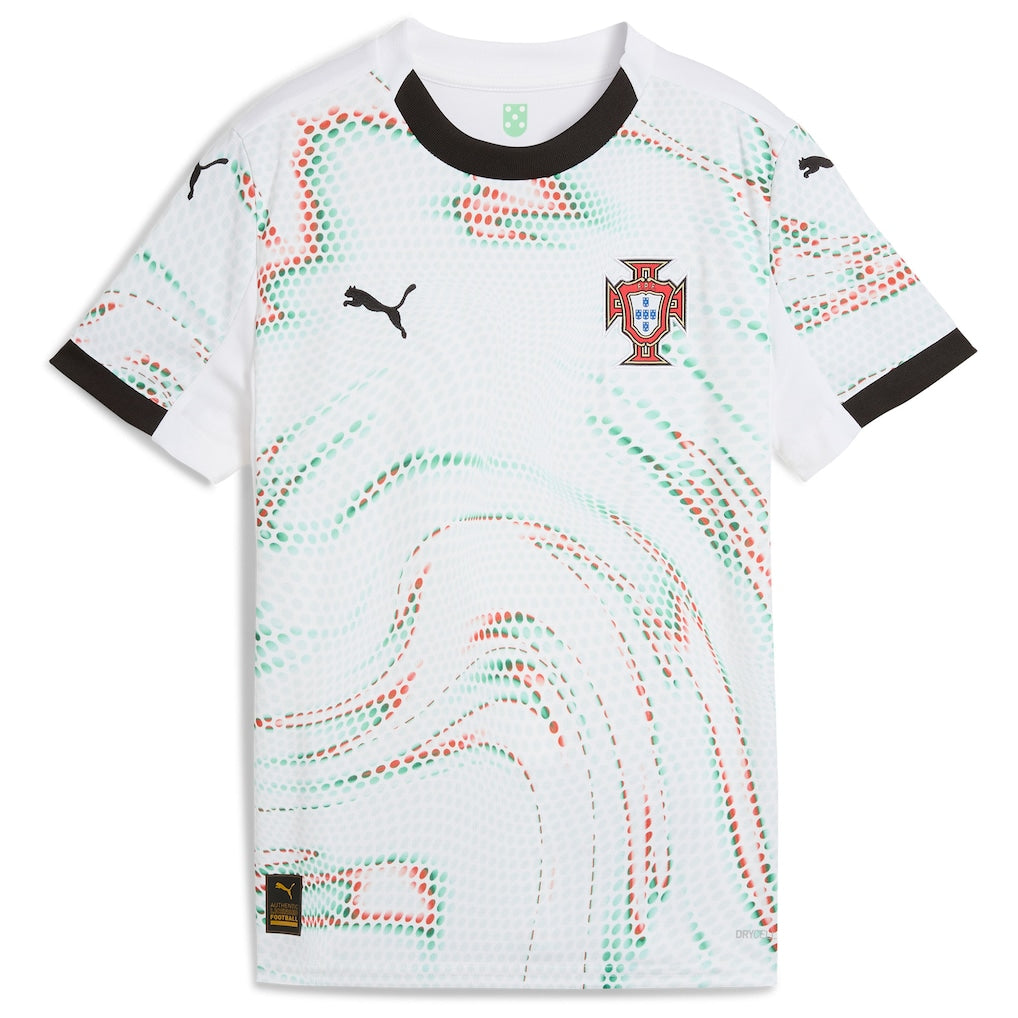 Camiseta Puma Portugal Equipación Alternativa Auténtica Blanca 2025